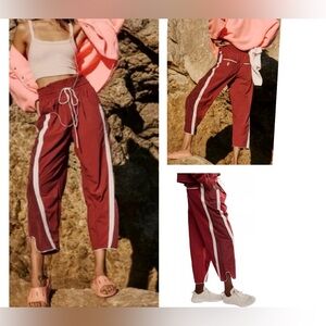 Free People Movement Women's Champ Is Here Pants. Color Sour Cherry